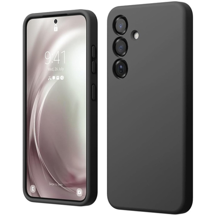 Чехол Samsung S25 Plus Elago Soft Silicone Black Black (Черный)